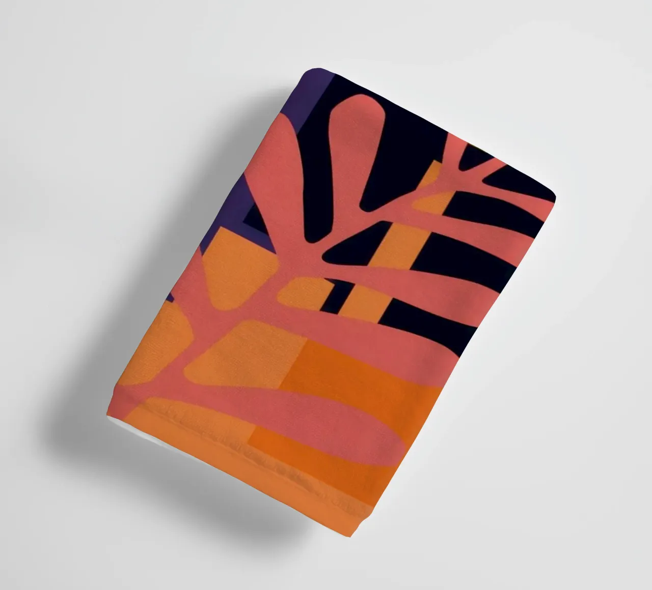 Primary Leaf Structure towel by Reds Jays