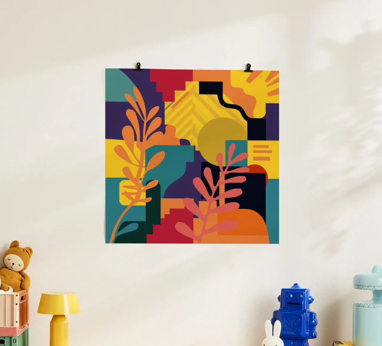 Primary Leaf Structure poster by Reds Jays