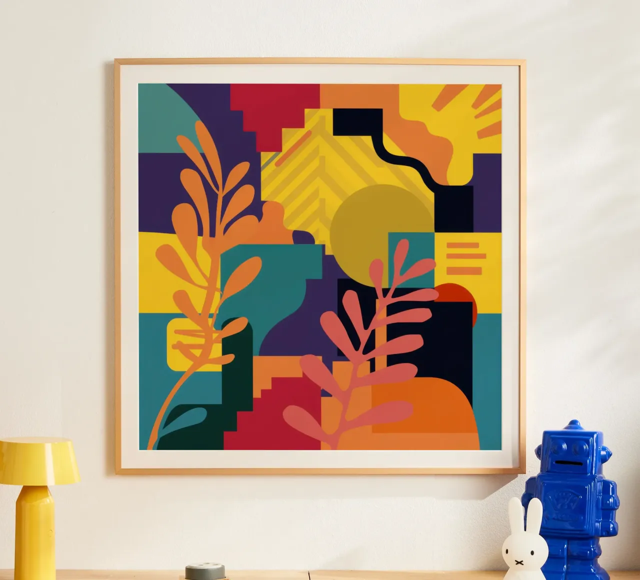 Primary Leaf Structure poster by Reds Jays