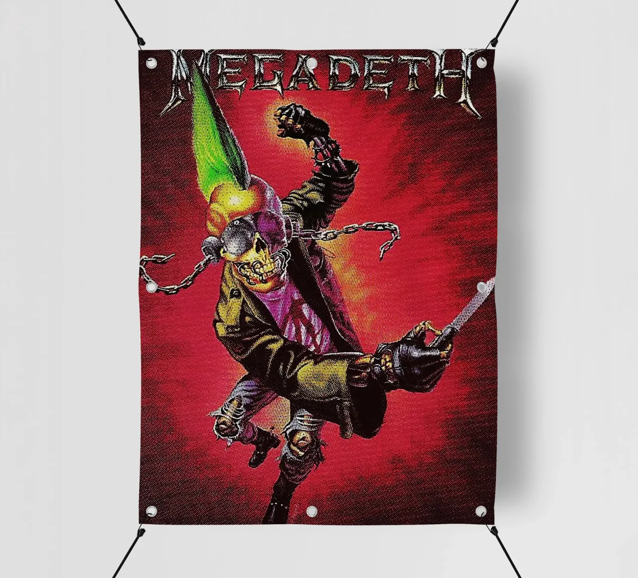 megadeth band telo in pvc da vanhesling
