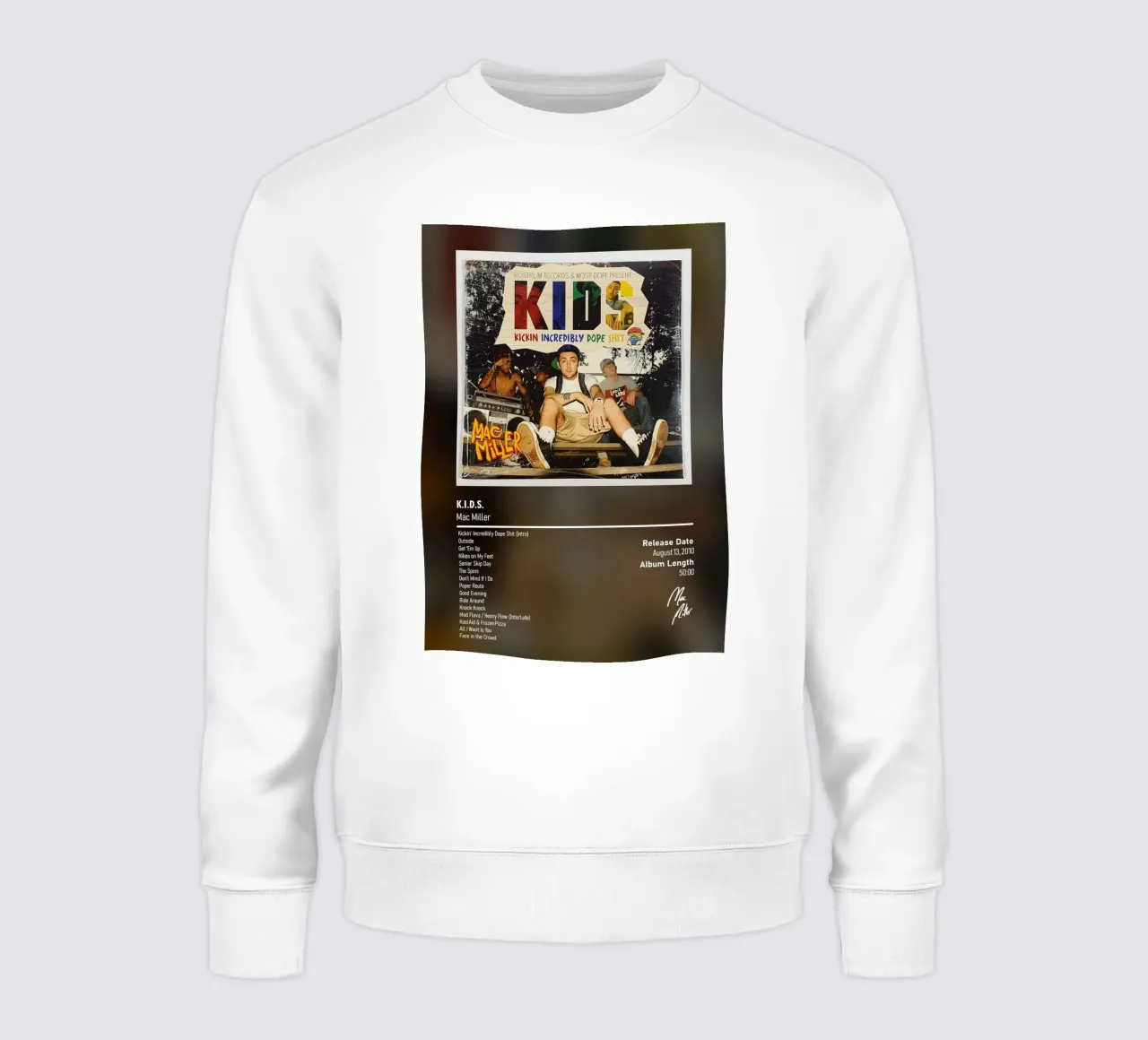 K.I.D.S. Mac Miller felpa da DGUnder