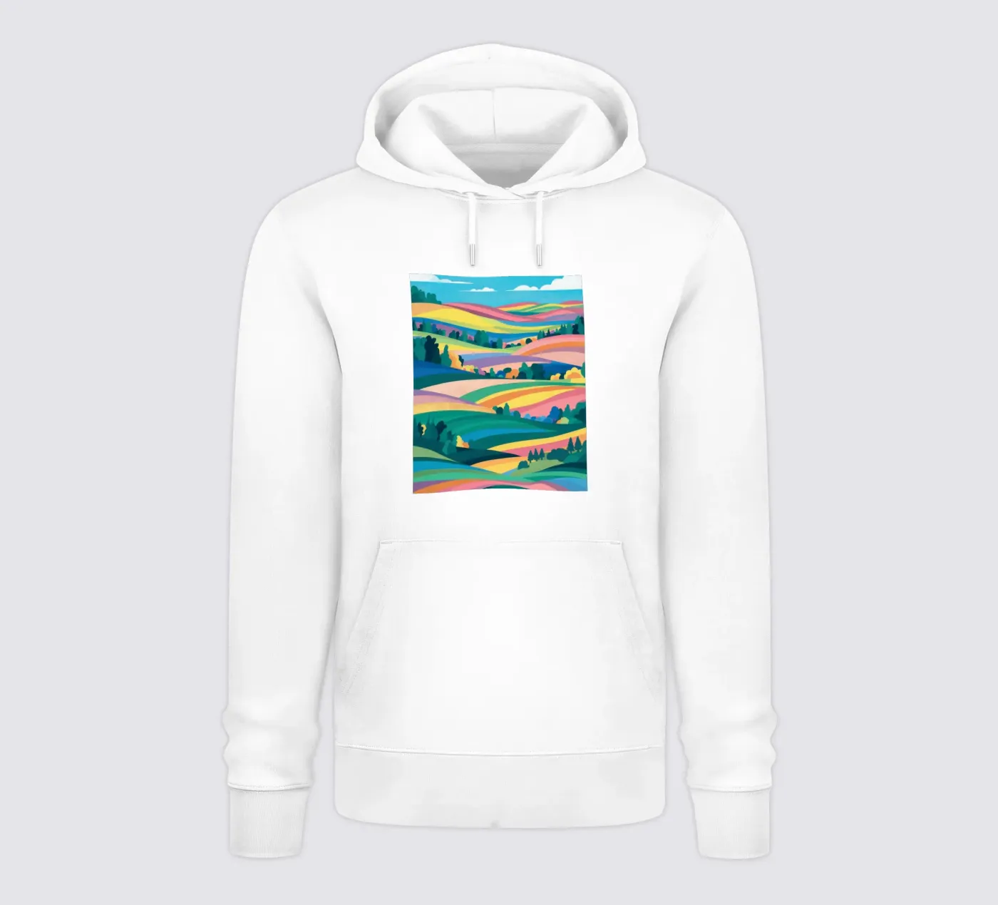 Prismatic Patchwork Fields Hoodie von Reds Jays