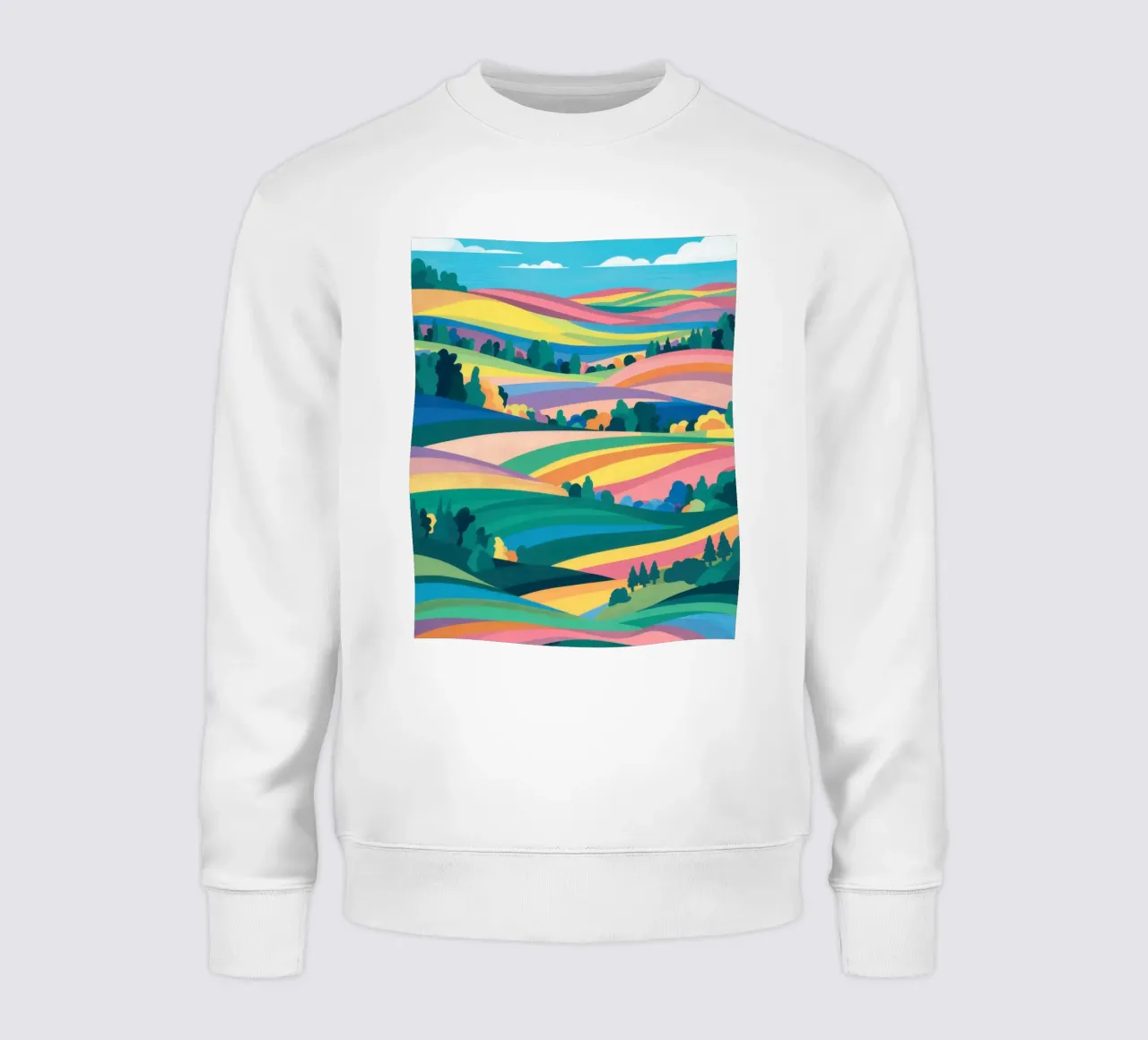 Prismatic Patchwork Fields sweatshirt by Reds Jays