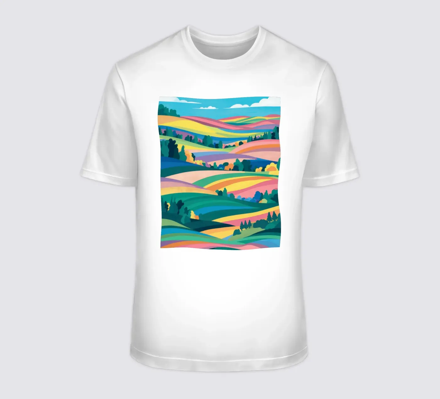 Champs de patchwork prismatique t-shirt de Reds Jays