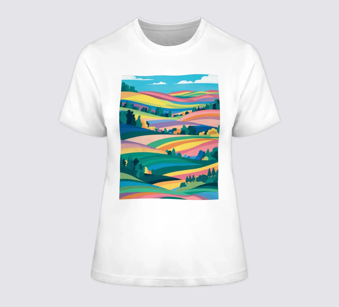 Campi patchwork prismatici t-shirt da donna da Reds Jays