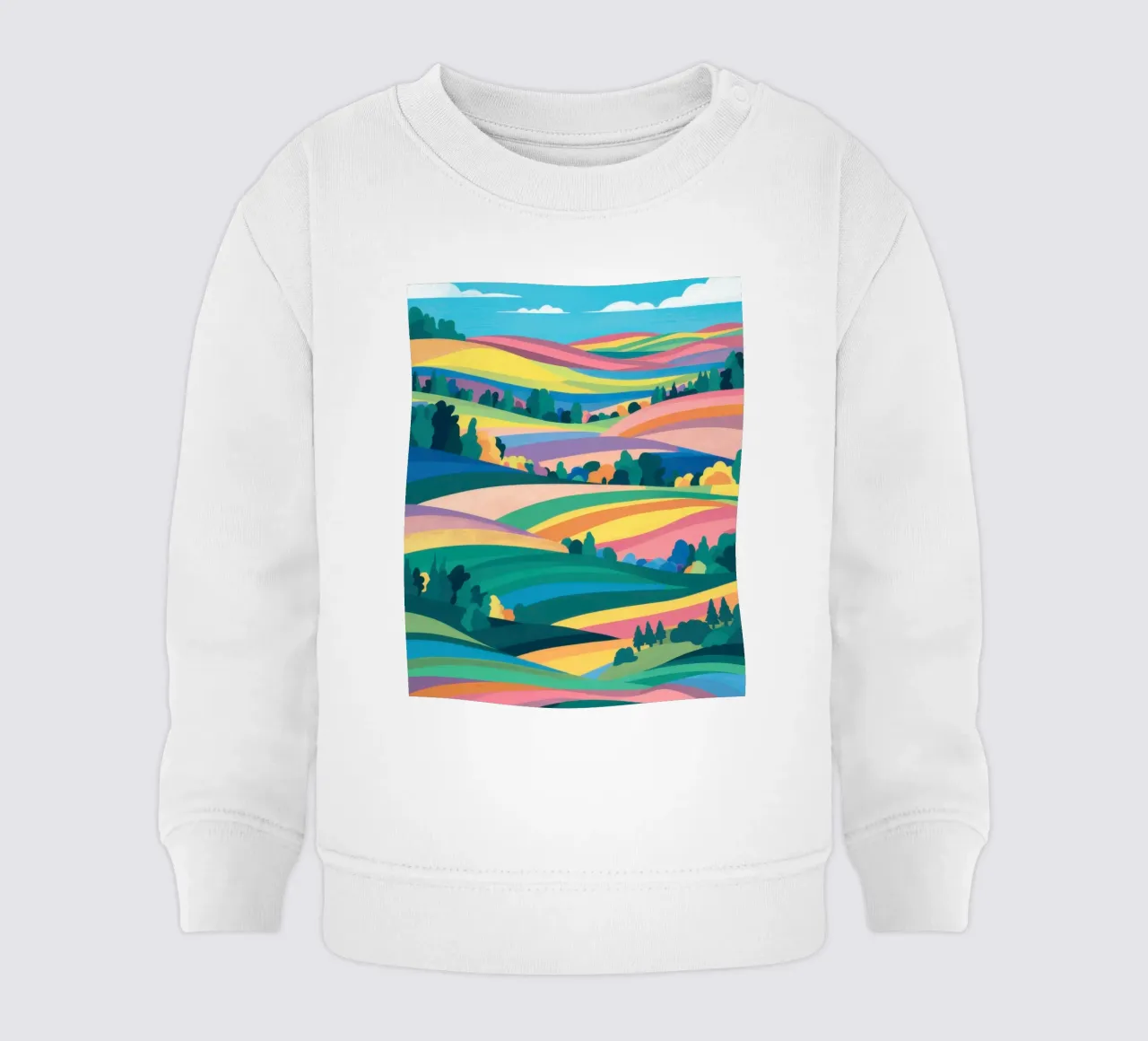 Campi patchwork prismatici felpa neonato da Reds Jays