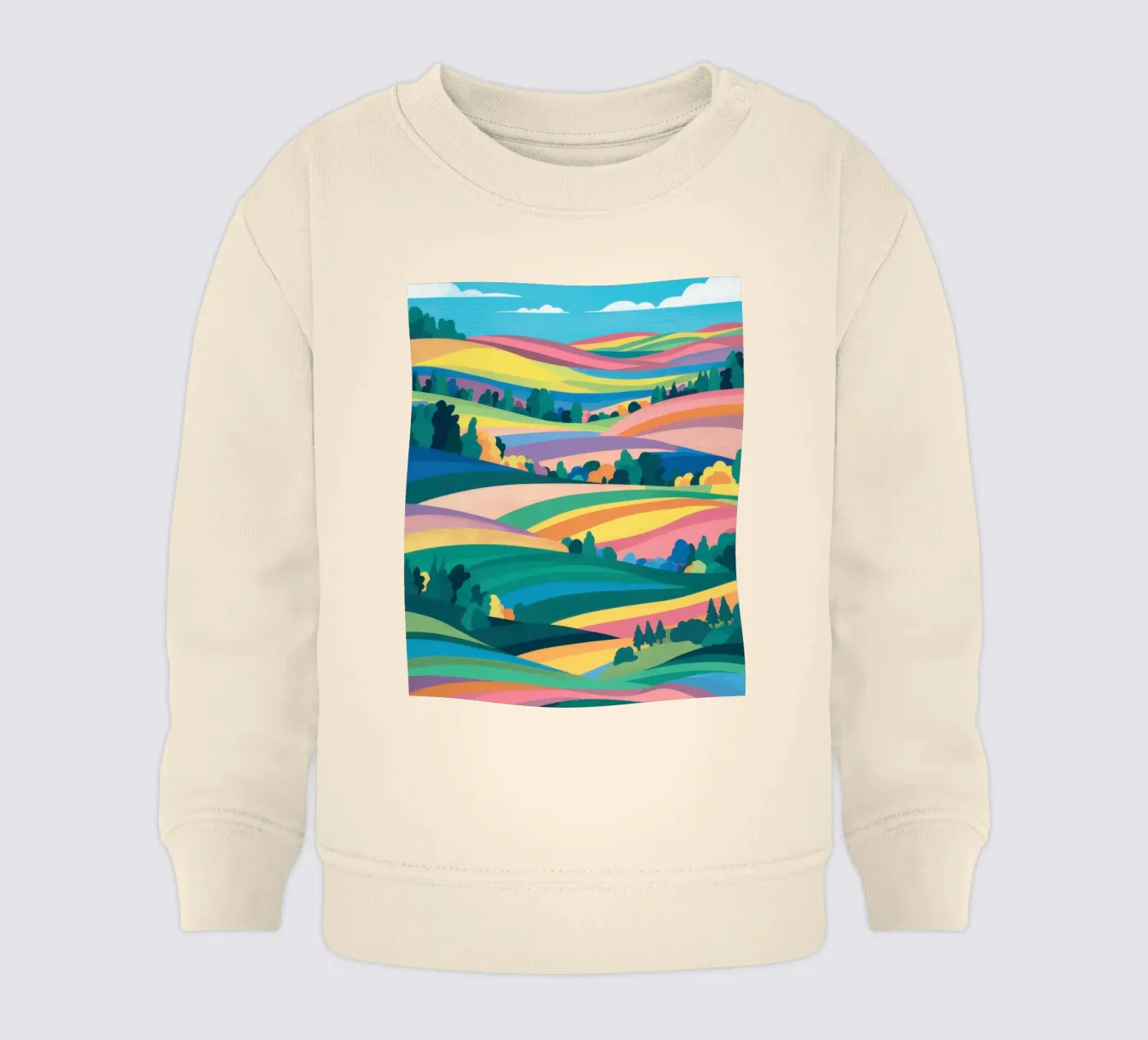Prismatic Patchwork Fields felpa neonato da Reds Jays