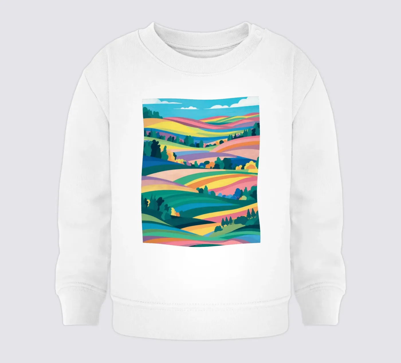 Prismatic Patchwork Fields felpa neonato da Reds Jays