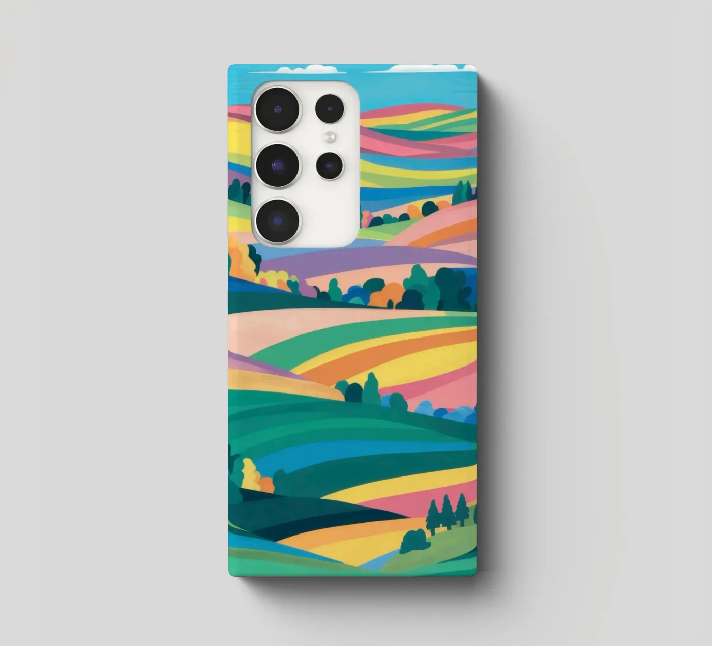 Prismatic Patchwork Fields coque samsung de Reds Jays