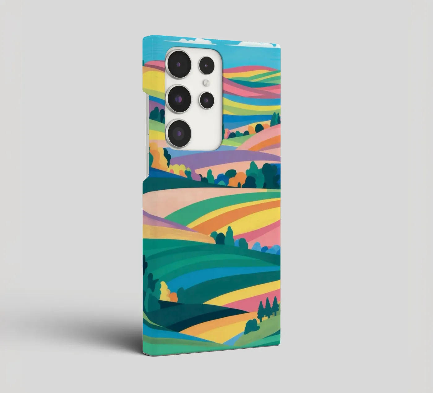 Prismatic Patchwork Fields Samsung Hülle von Reds Jays