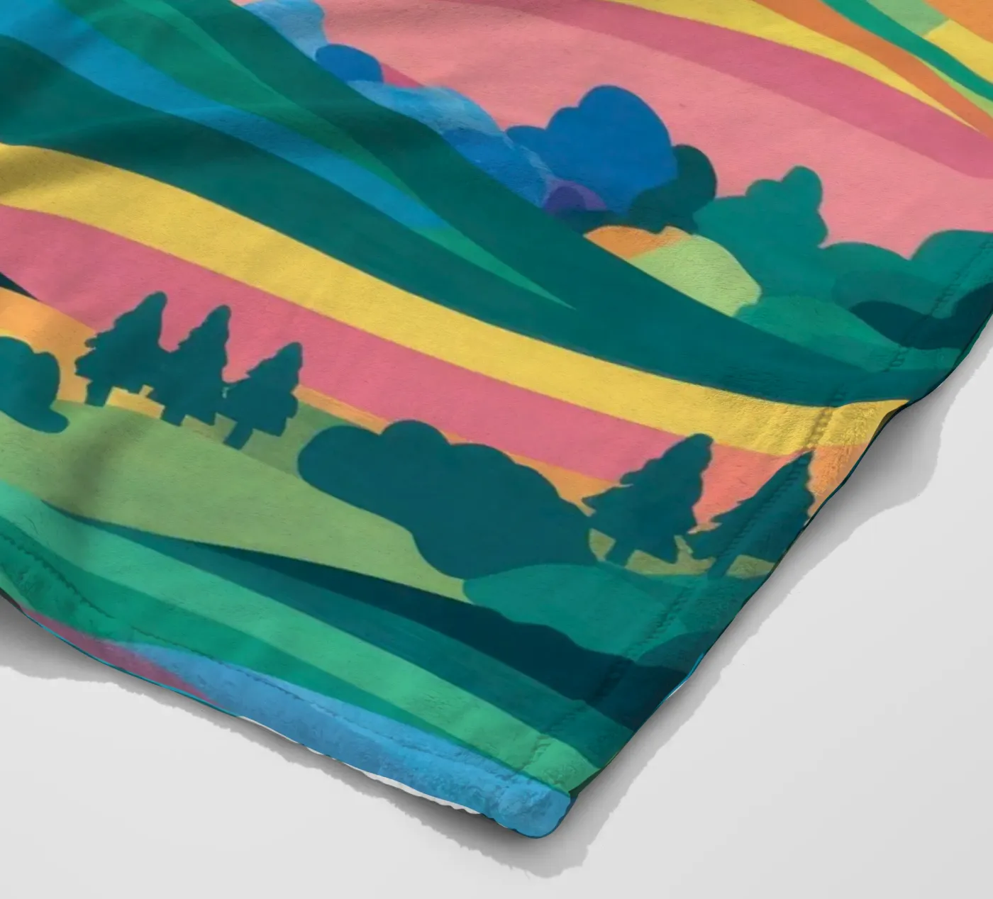 Prismatic Patchwork Fields coperta in pile da Reds Jays