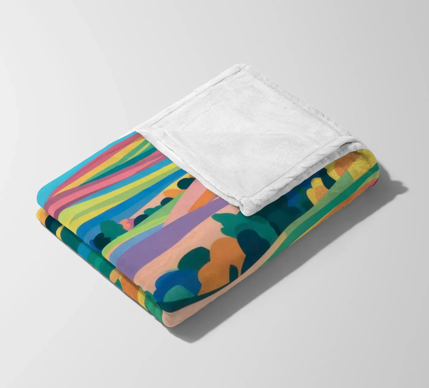 Prismatic Patchwork Fields plaid polaire de Reds Jays