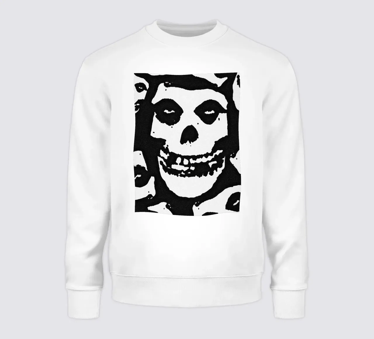logotipo de la banda misfits sudadera de vanhesling
