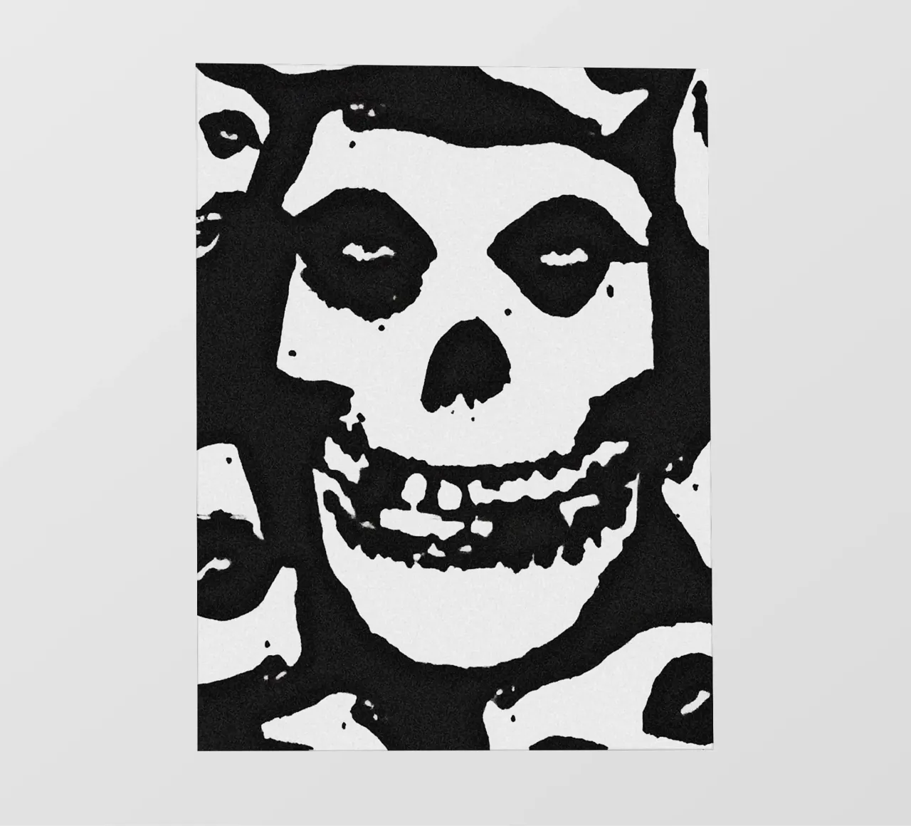 logo della band misfits telo in pvc da vanhesling