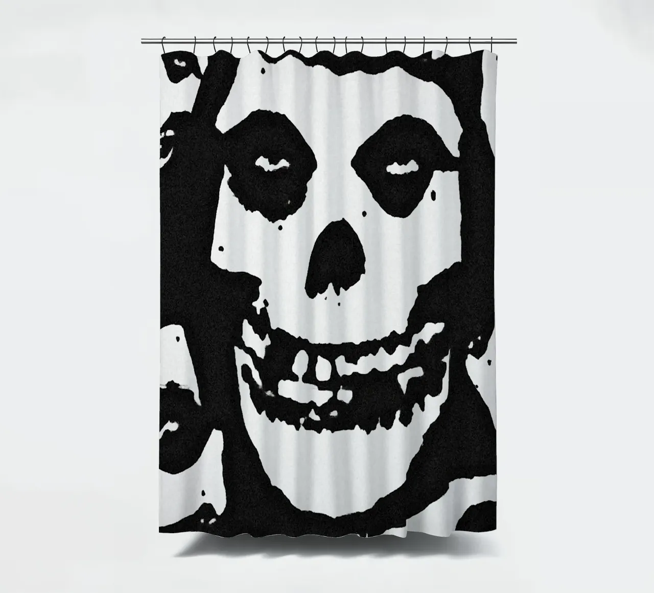 logo della band misfits tenda da doccia da vanhesling