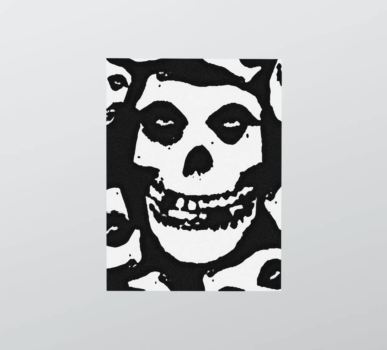 misfits band logo sticker by vanhesling