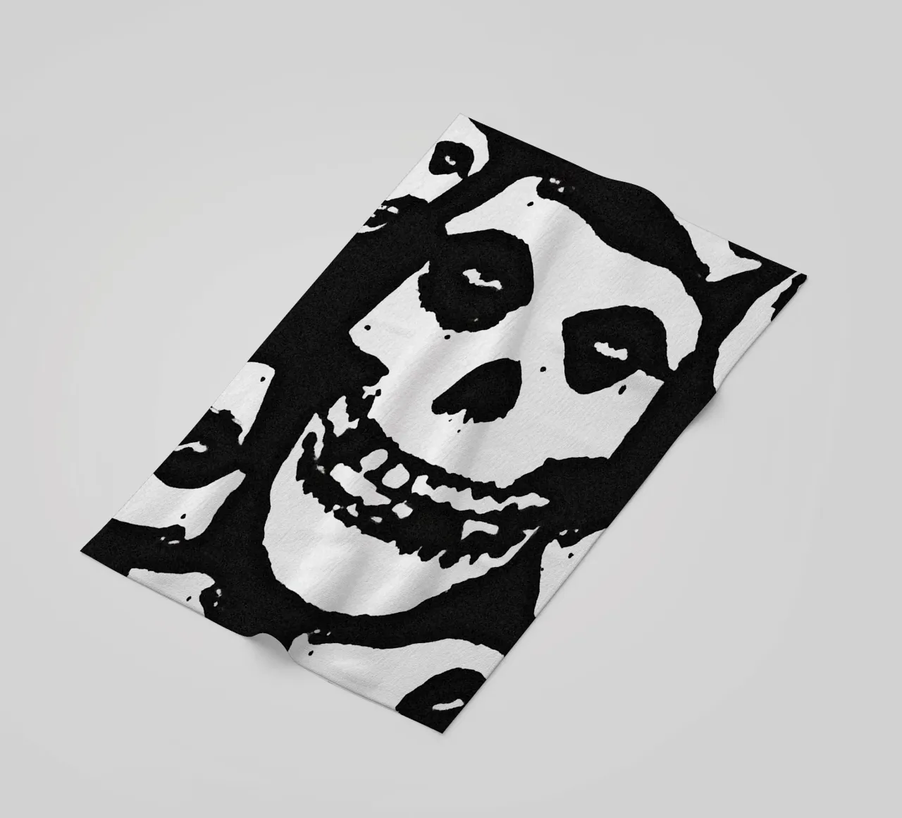 misfits band logo beach towel by vanhesling