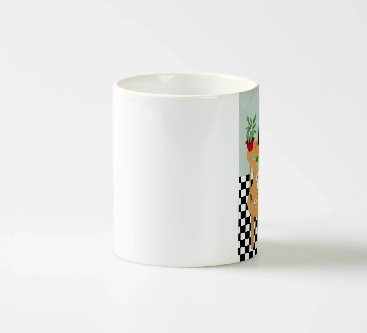Festa all'aperto a scacchi tazza in ceramica da Monuments Fire