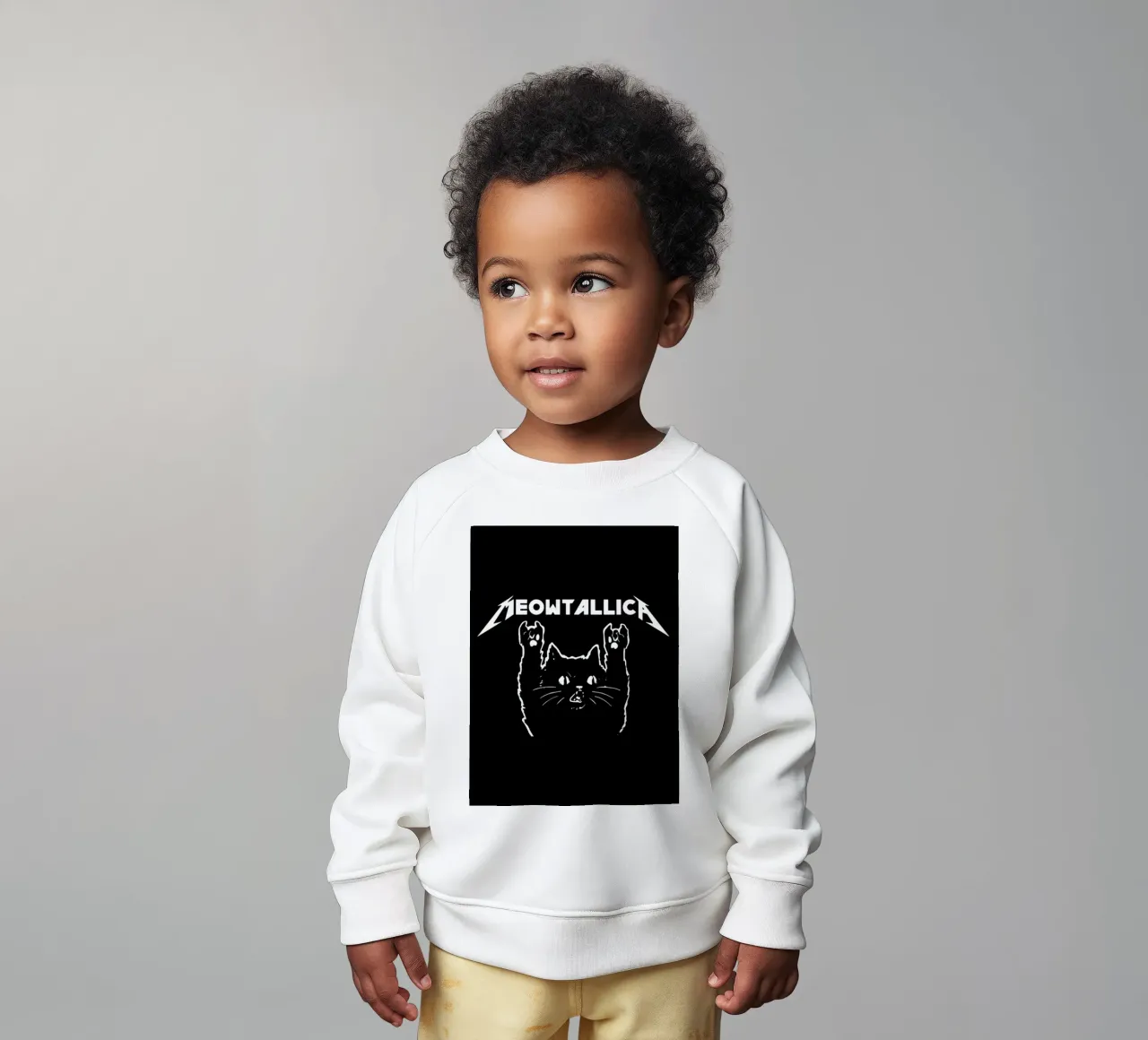 meowtallica felpa neonato da vanhesling