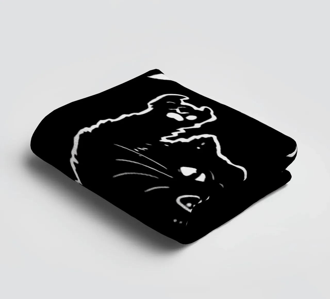 meowtallica asciugamano da bagno da vanhesling