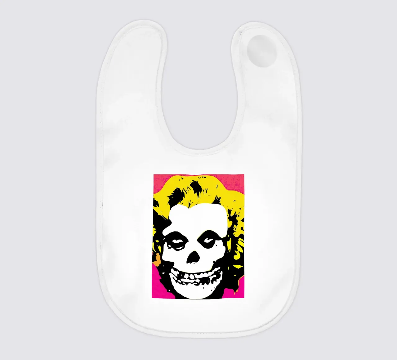 misfits band logo baby bib by vanhesling