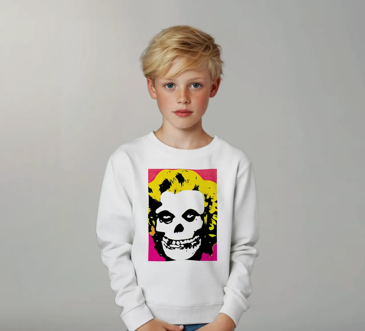 logotipo de la banda misfits sudadera para niño de vanhesling