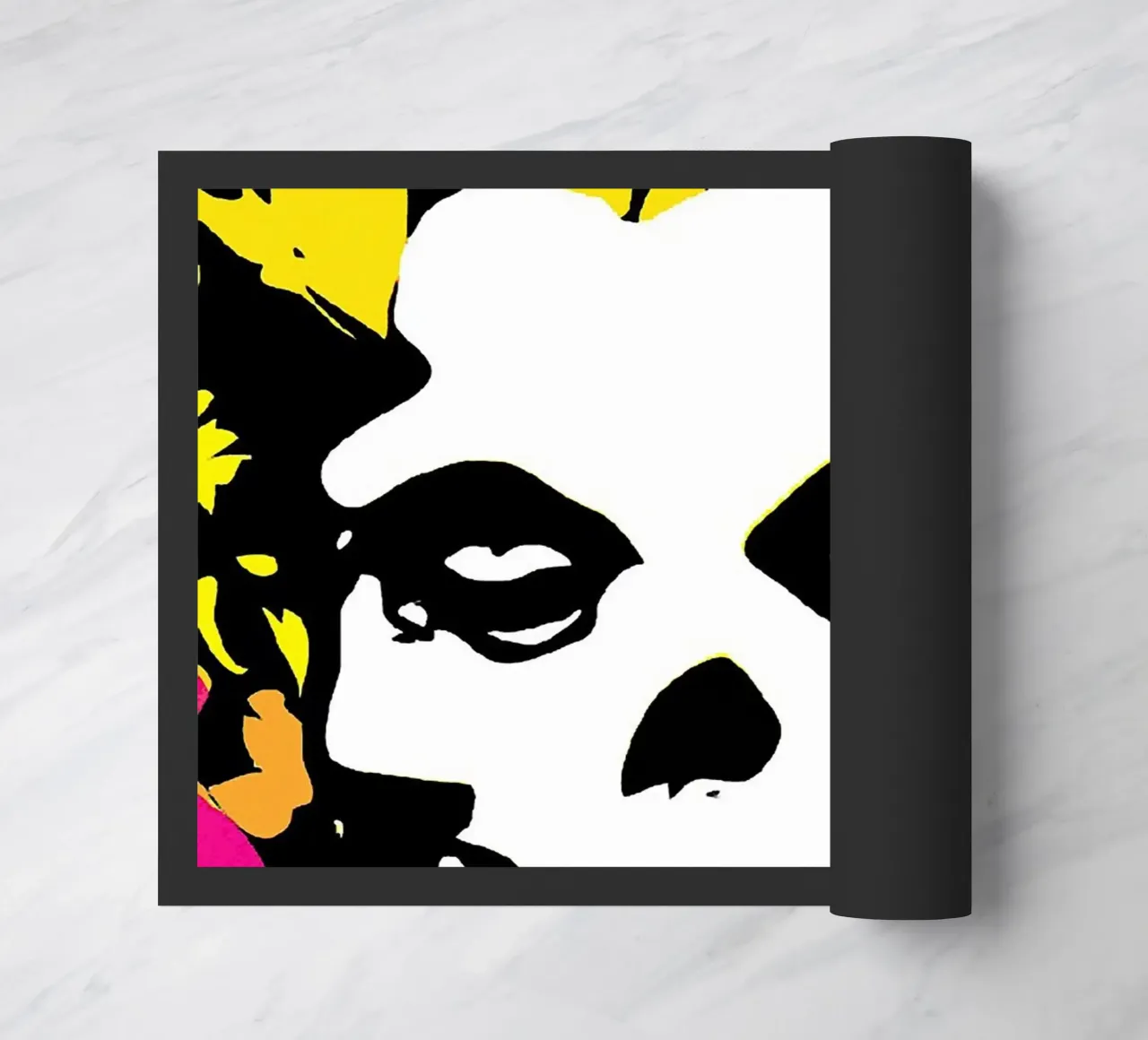 logotipo de la banda misfits felpudo de vanhesling