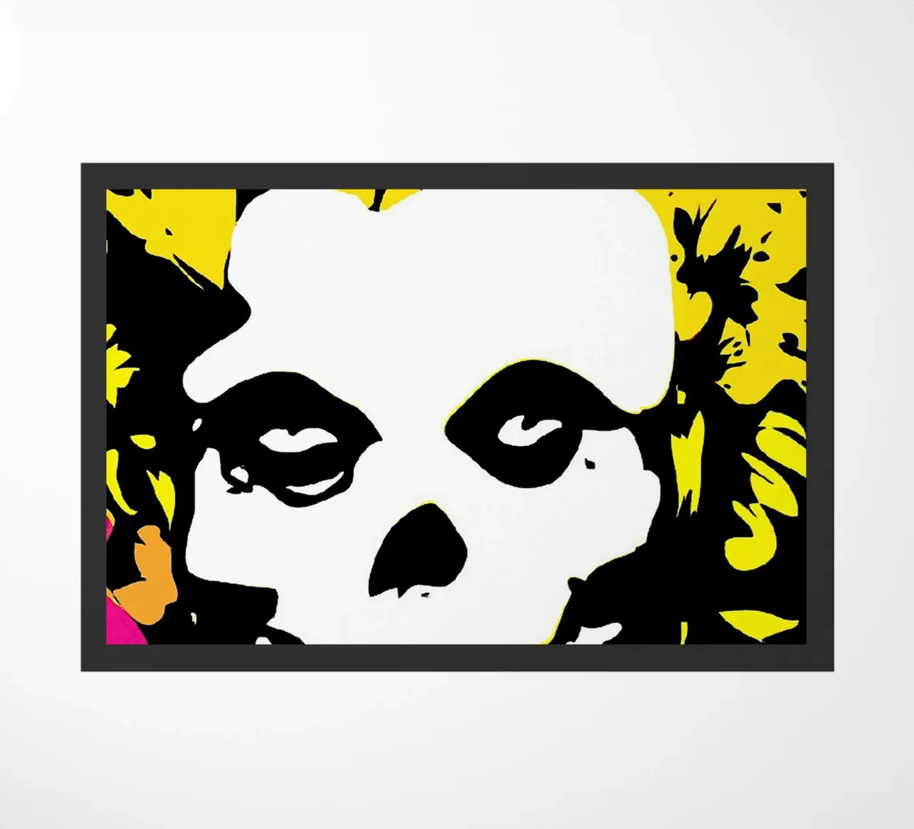 logotipo de la banda misfits felpudo de vanhesling