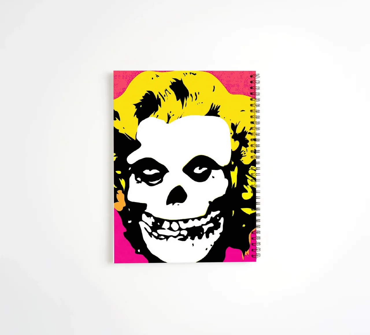 misfits band logo spiral notebook by vanhesling
