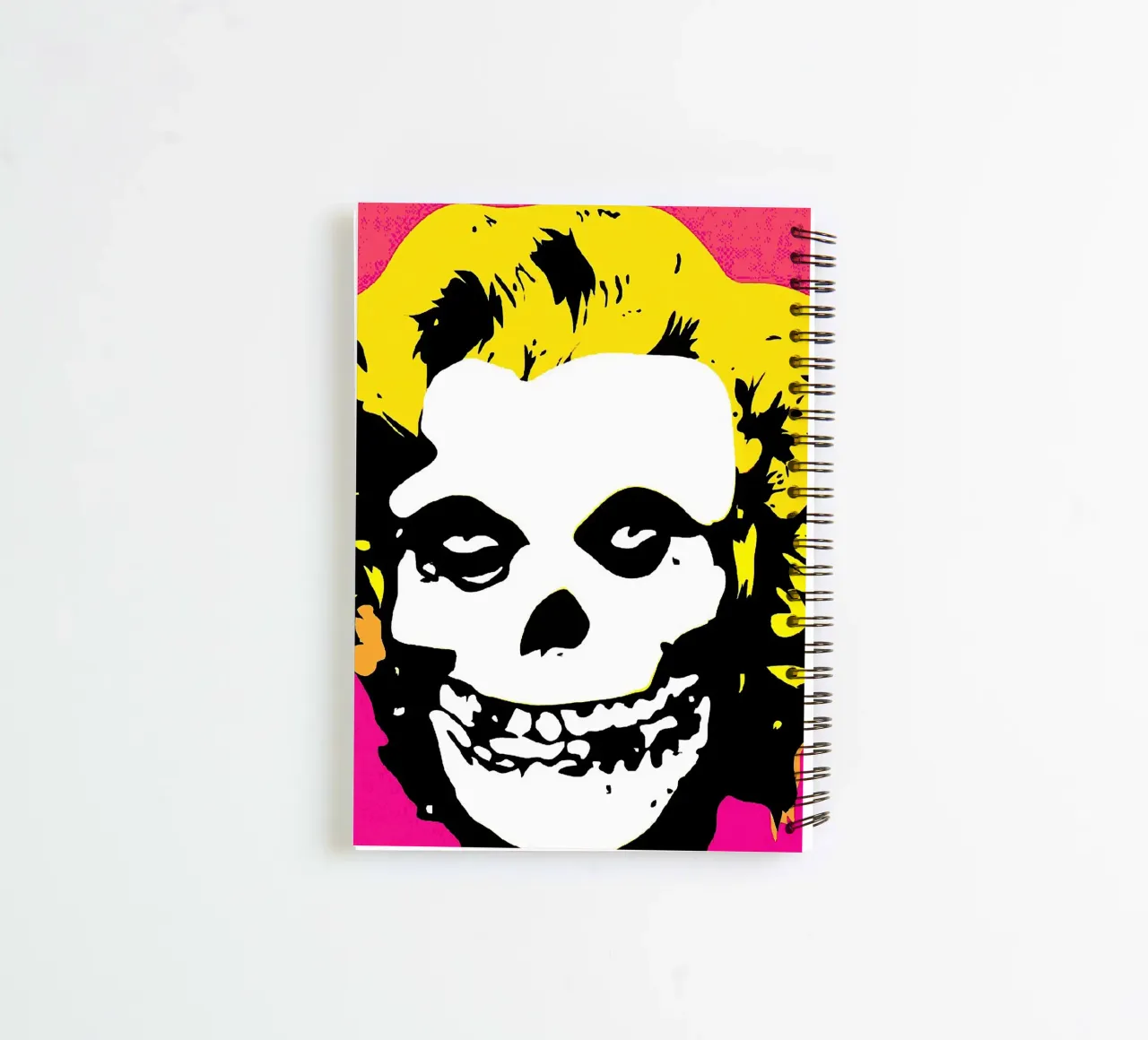 misfits band logo spiral notebook by vanhesling