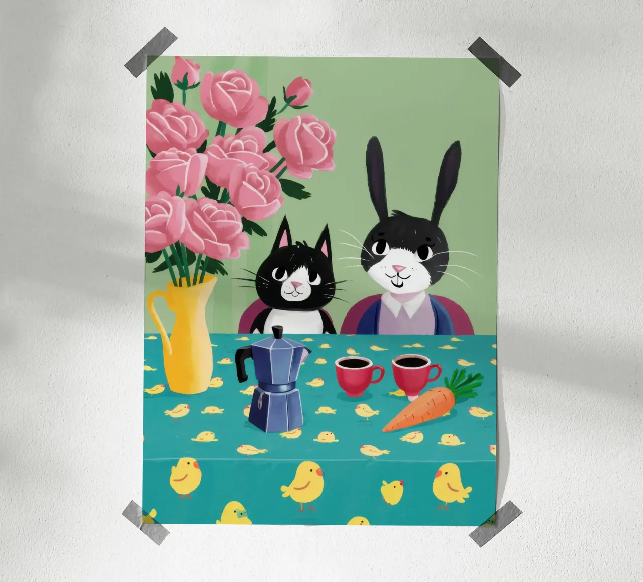 Tea Party felino poster da Monuments Fire