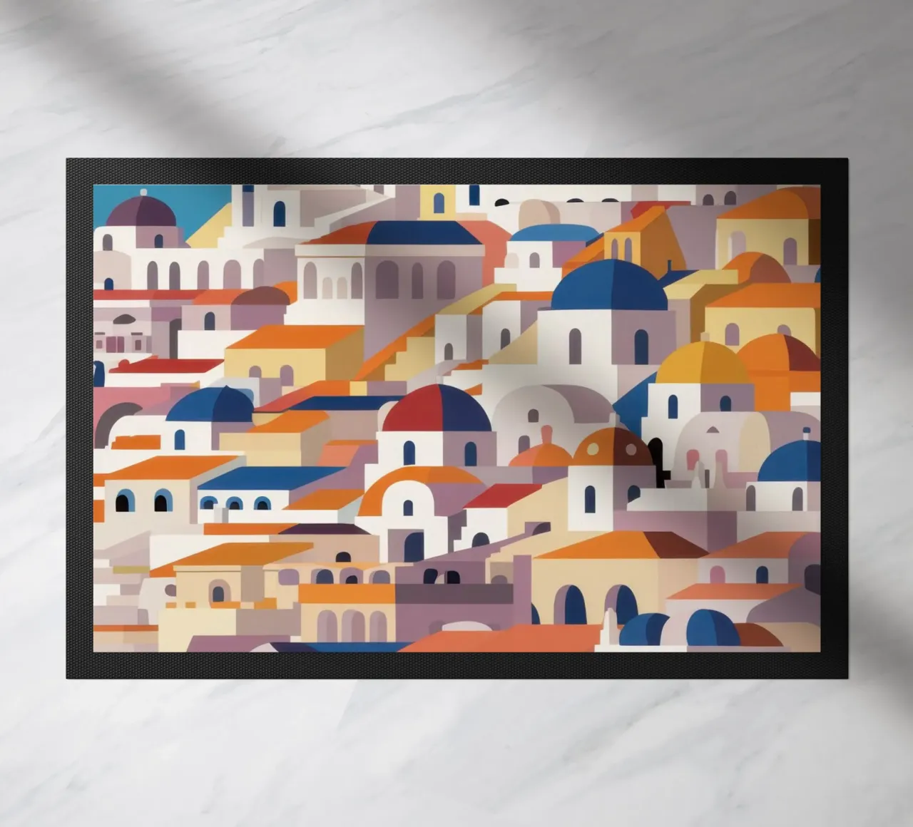 Sogno estivo di Santorini zerbino da Monuments Fire