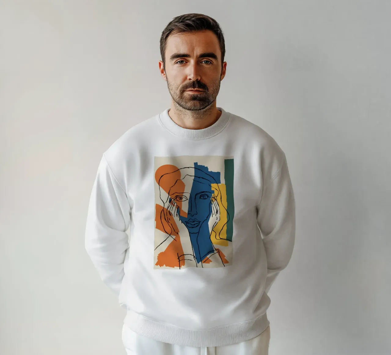 Flusso lineare del visore felpa da Monuments Fire