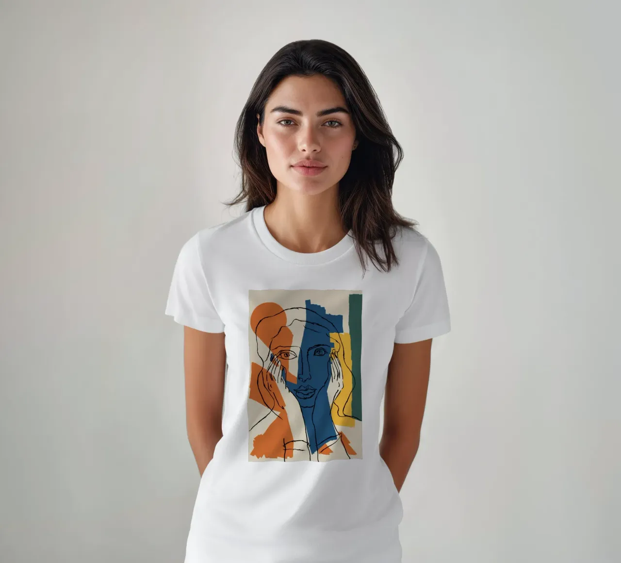 Flusso lineare del visore t-shirt da Monuments Fire
