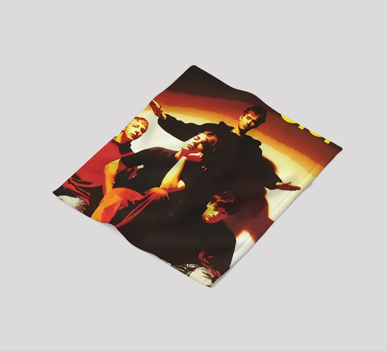 blur band fleece blanket by vanhesling