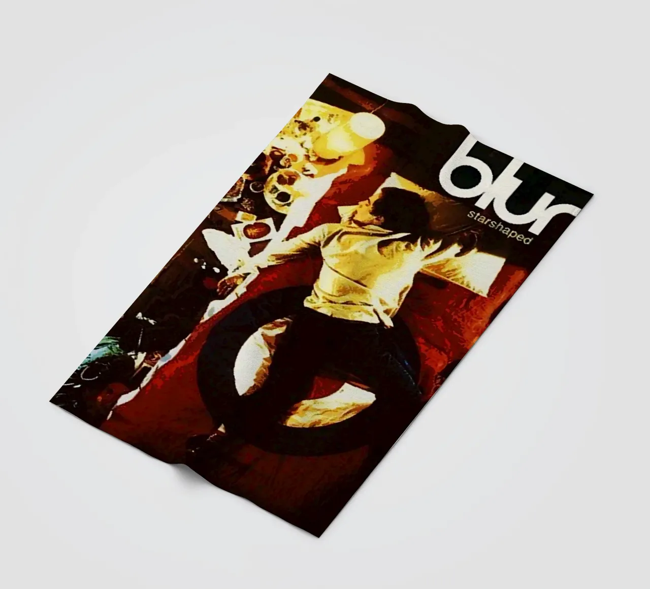 blur band fleece blanket by vanhesling