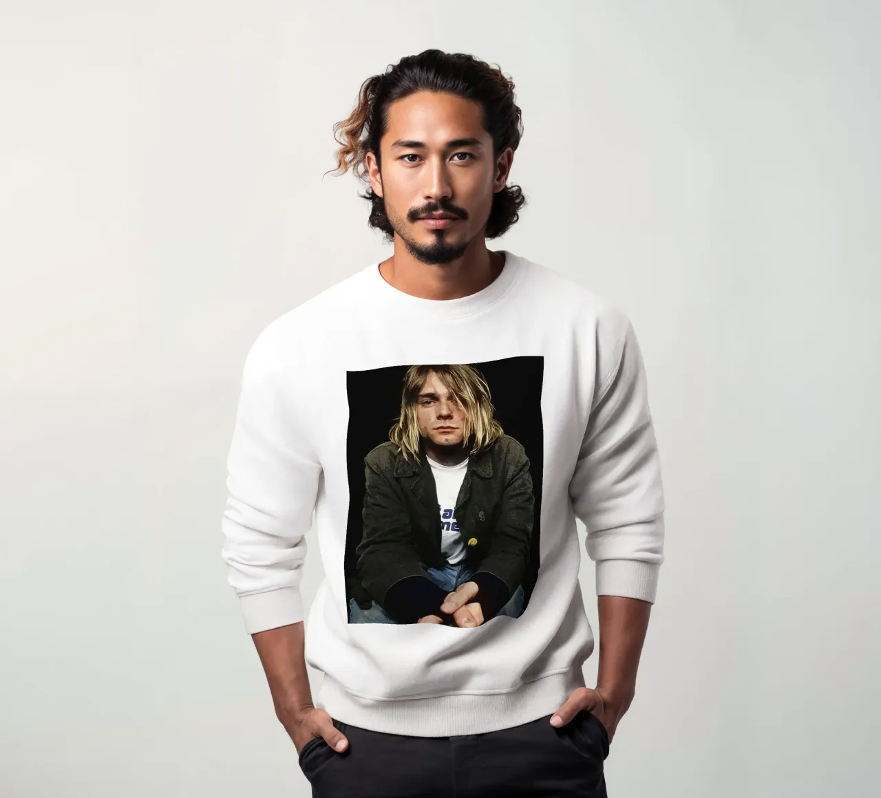 kurt cobain felpa da vanhesling