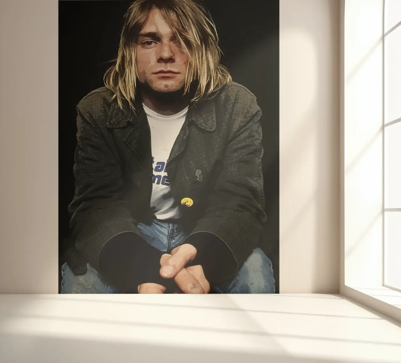 kurt cobain photo wallpaper by vanhesling