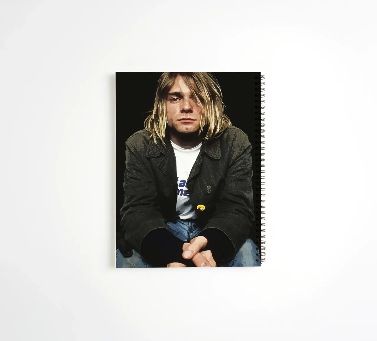 kurt cobain spiral notebook by vanhesling