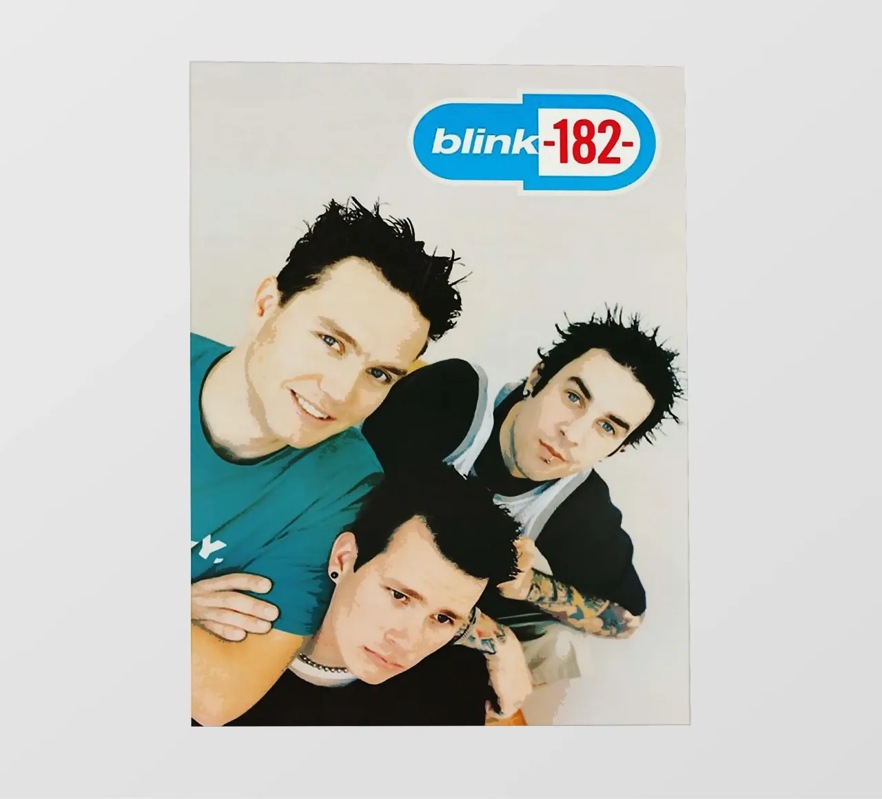 Le groupe Blink-182 bâche pvc de vanhesling