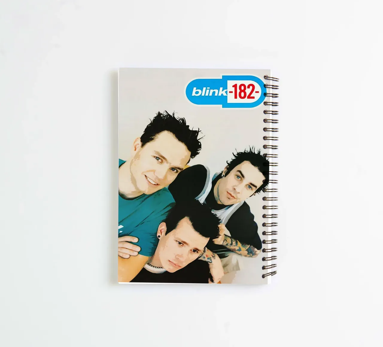 Le groupe Blink-182 carnet à spirale de vanhesling