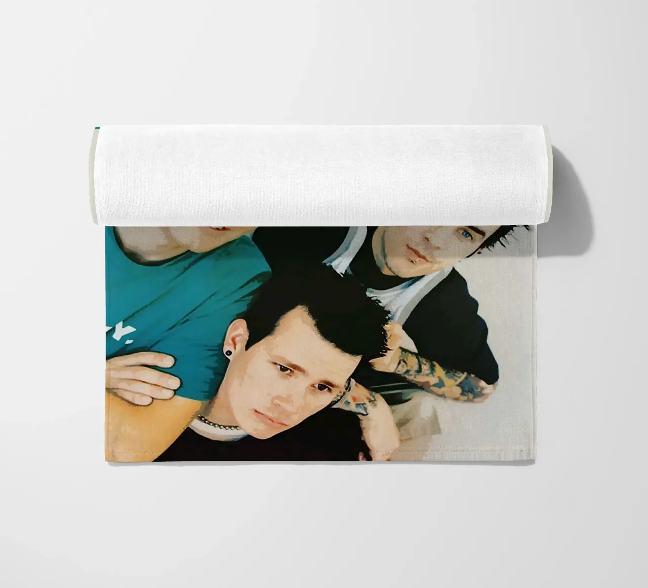 Le groupe Blink-182 serviette de plage de vanhesling