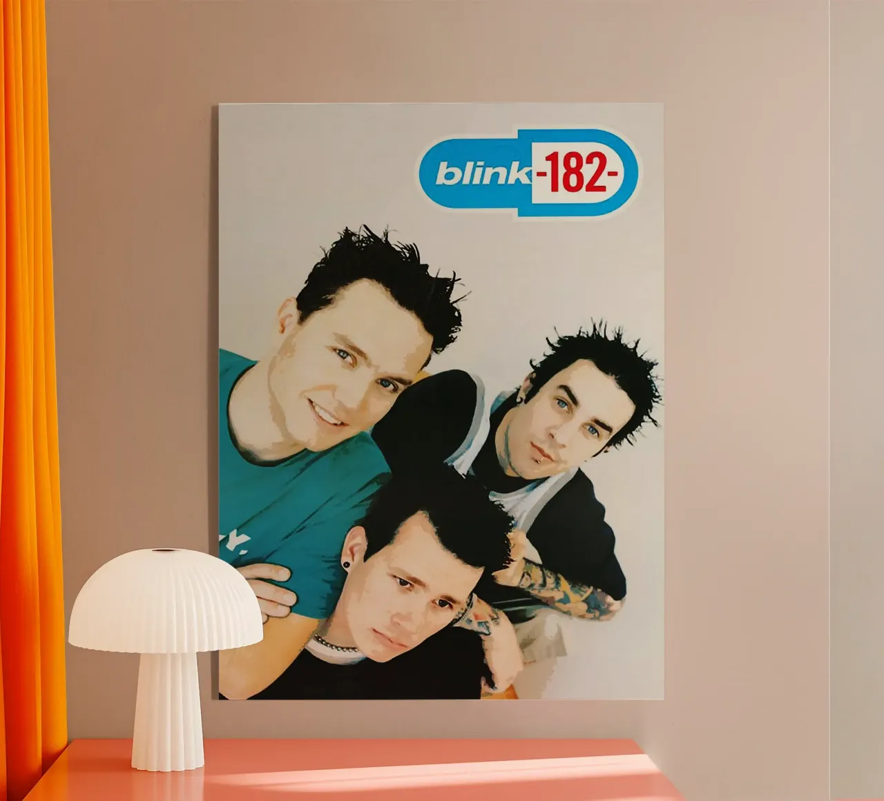 Le groupe Blink-182 plexiglas de vanhesling