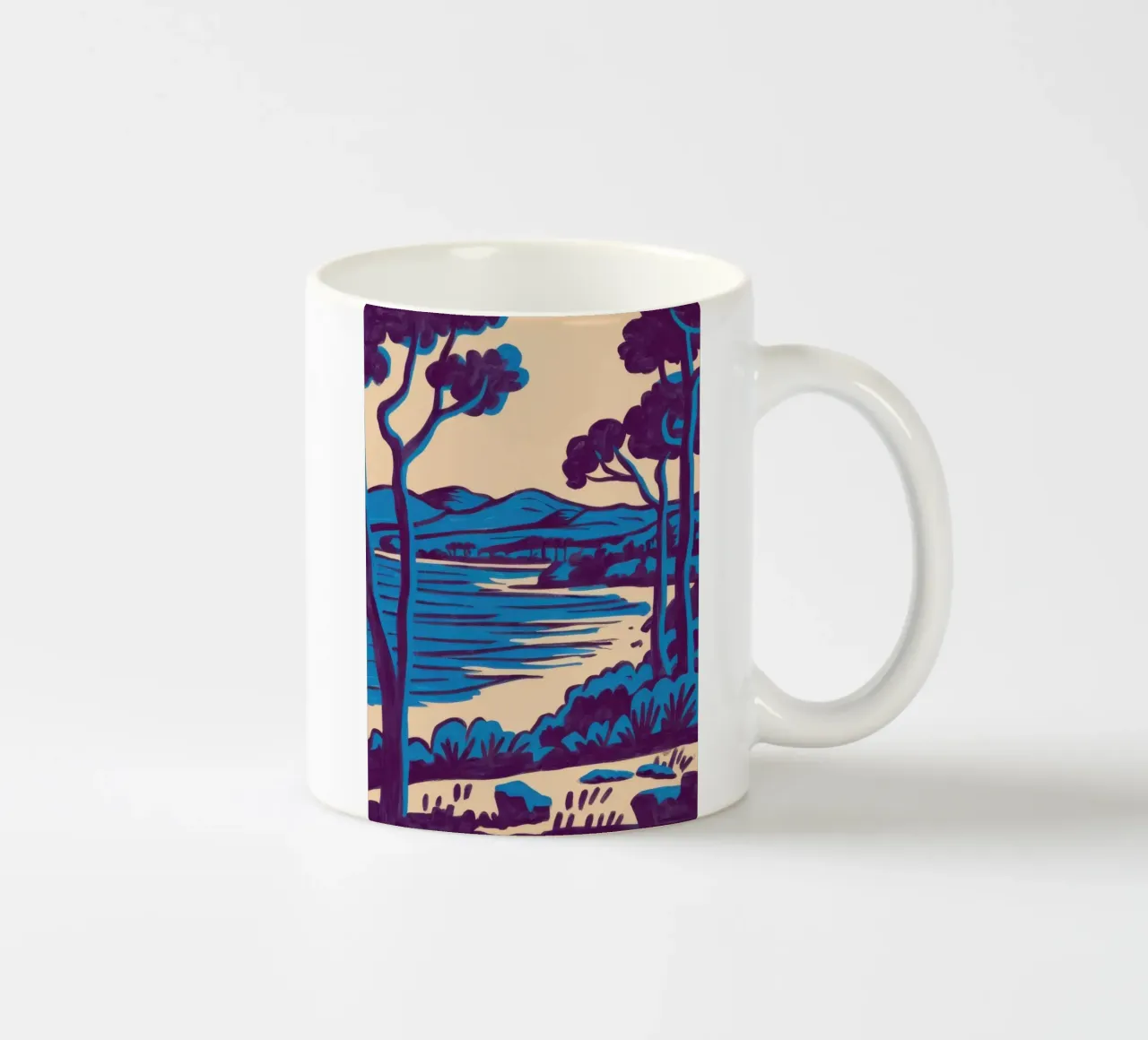 Sogno della costa indaco tazza in ceramica da Reds Jays