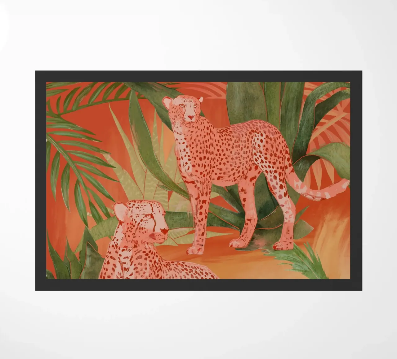 Ghepardi tropicali 2 zerbino da ThingDesign
