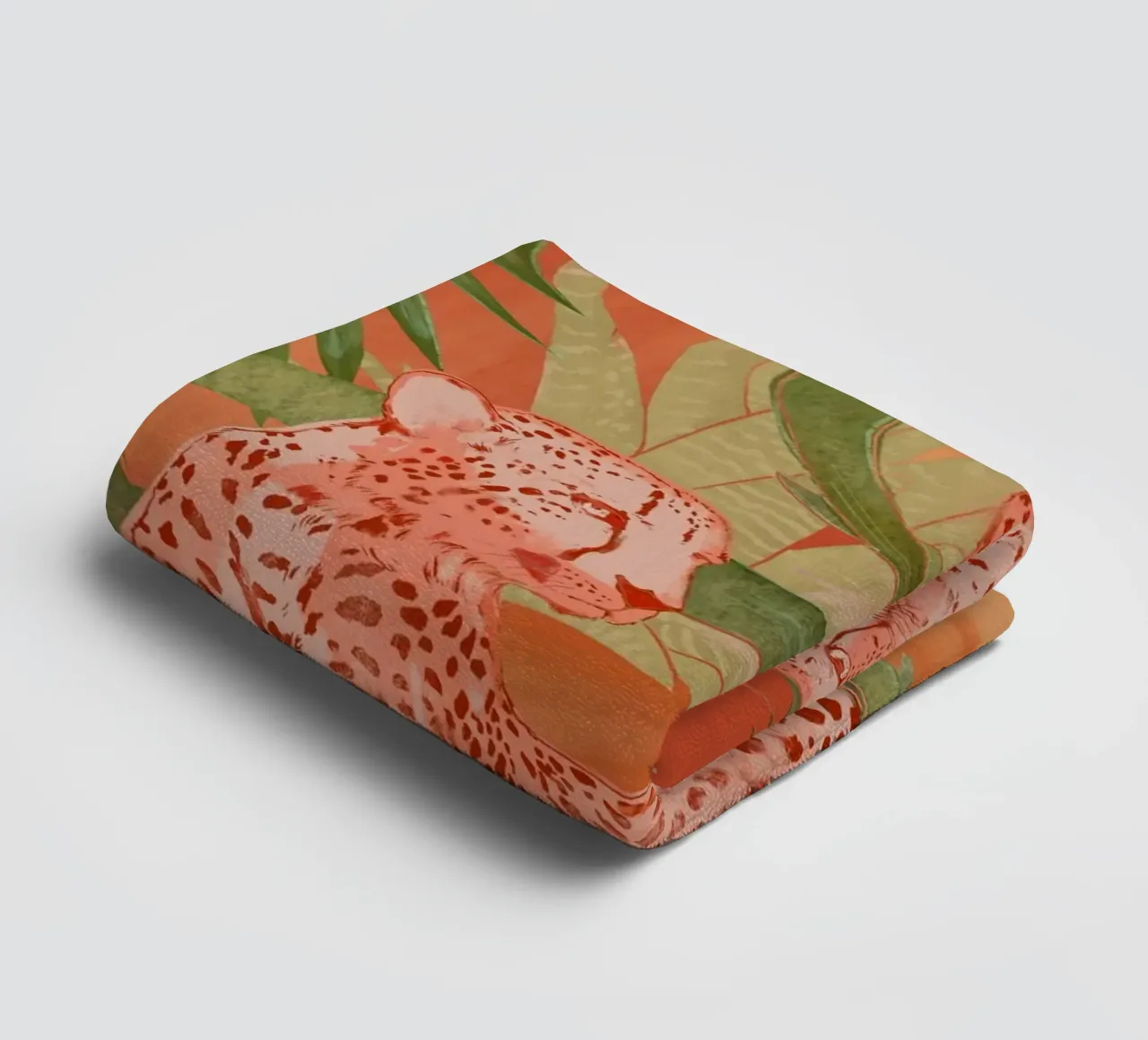 Ghepardi tropicali 2 asciugamano da bagno da ThingDesign