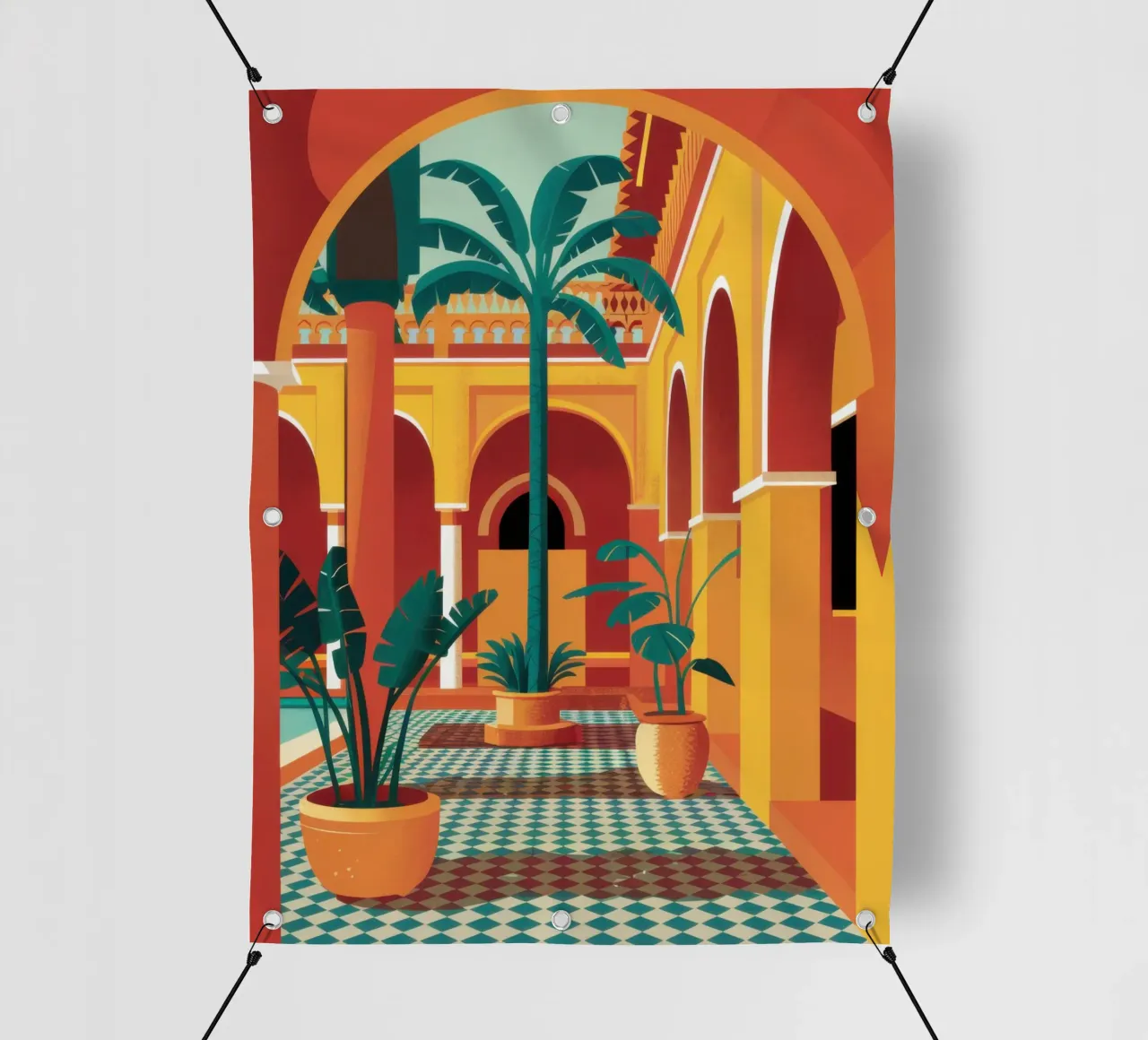 Passaggio dell'arco d'oro telo in pvc da Reds Jays