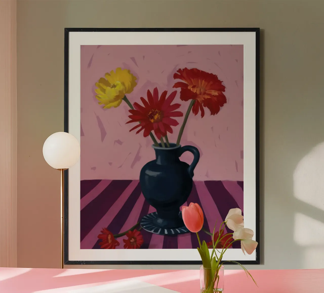 Fiori indaco cremisi carta hahnemühle da Dream Gesso