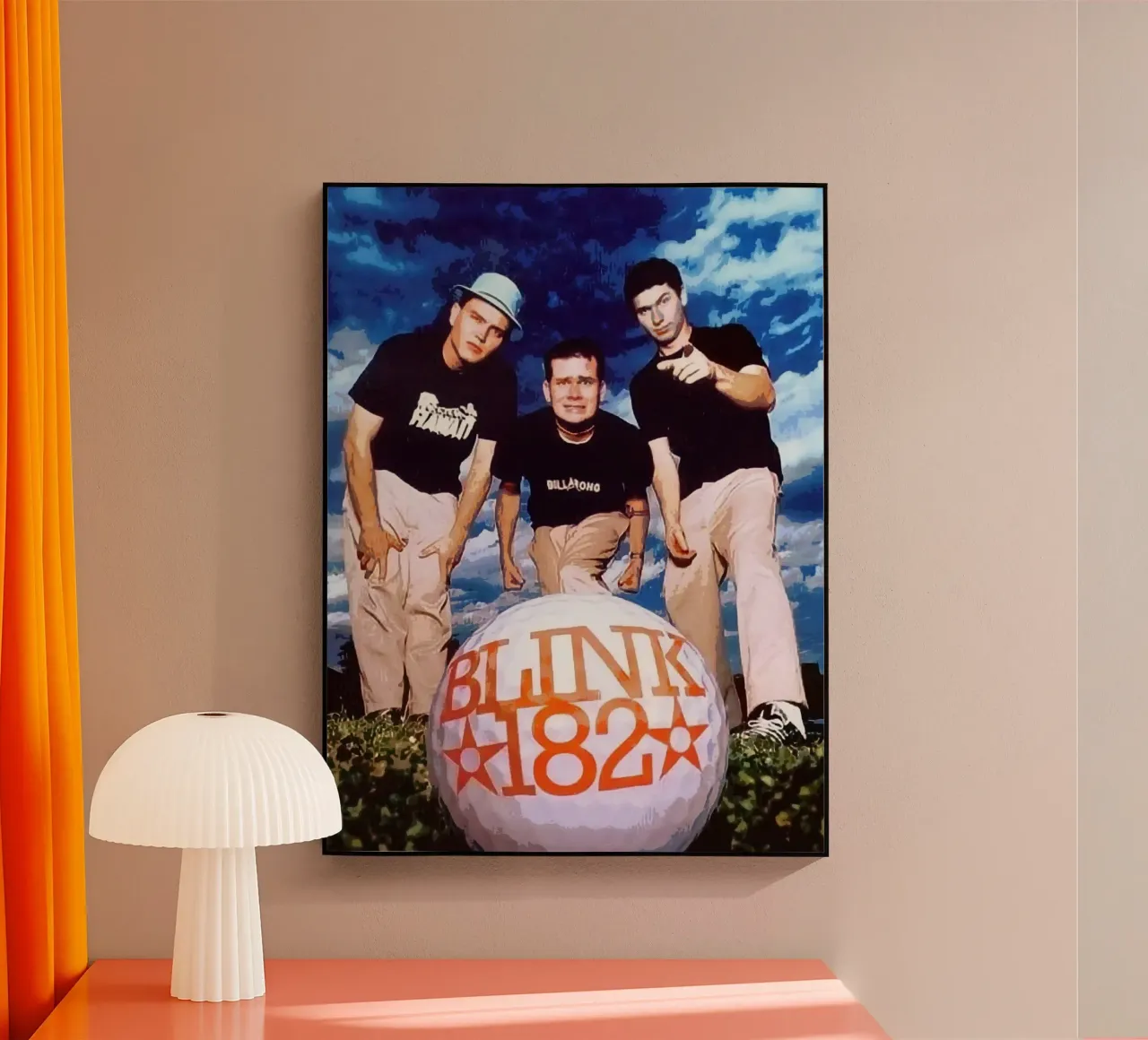 Le groupe Blink-182 plexiglas de vanhesling
