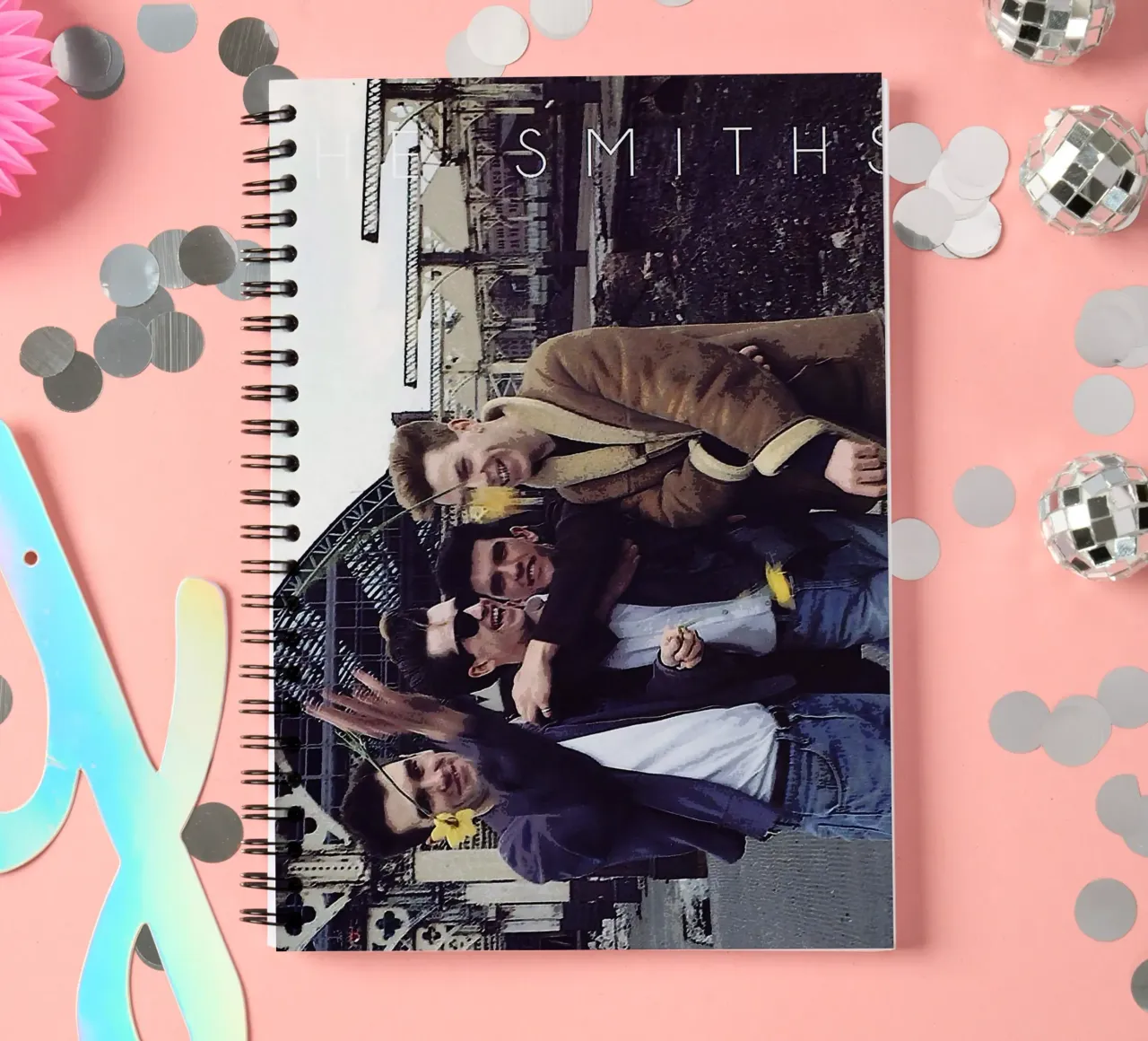 Le groupe The Smiths carnet à spirale de vanhesling